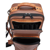 Gard Bags - Elite Double Trumpet Compact Gig Bag, Brown Leather with Antique Tan Trim (4-ECLN-AL)