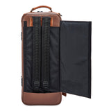 Gard Bags - Elite Double Trumpet Compact Gig Bag, Brown Leather with Antique Tan Trim (4-ECLN-AL)
