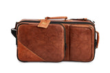 Gard Bags - Elite Compact Triple Trumpet Gig Bag, Antique Dark Natural Leather (5-ECLN-LT)