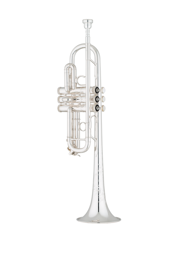 S.E. Shires Q11RS C Trumpet - Silver Plate (TRQ11RS)