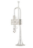 S.E. Shires Q15S Eb/D Trumpet - Silver Plate (TRQ15S)