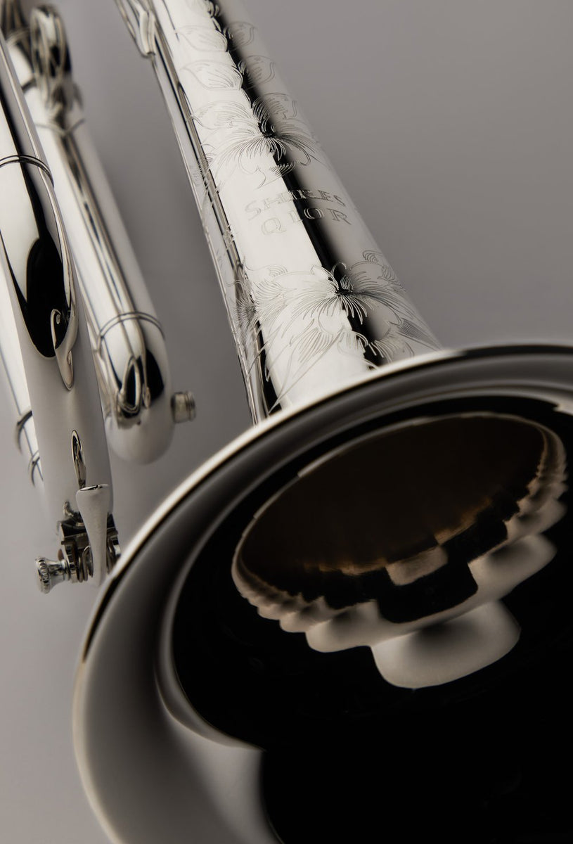 S.E. Shires Q10RS Bb Trumpet - Silver Plate (TRQ10RS) – Bob Reeves