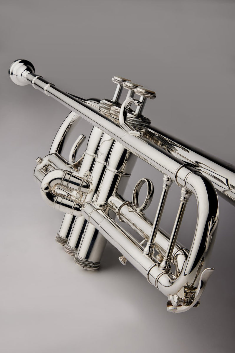 S.E. Shires Q10S Bb Trumpet Silver Plate (TRQ10S) Bob Reeves Brass