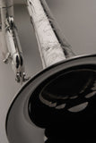 S.E. Shires Q15S Eb/D Trumpet - Silver Plate (TRQ15S)