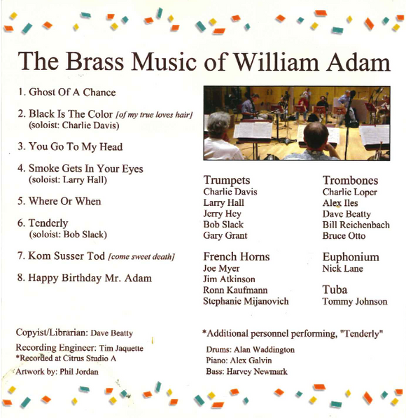 William Adam Brass Choir Arrangement #6- 