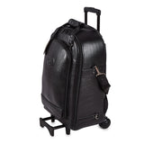 Gard Bags - QUAD TRUMPET WHEELIE, Black Leather (16-WBFLK)