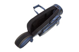 Gard Bags - Single Trumpet Gig Bag, Black Croco Leather with Navy Blue Trim (1-ELK-NB)