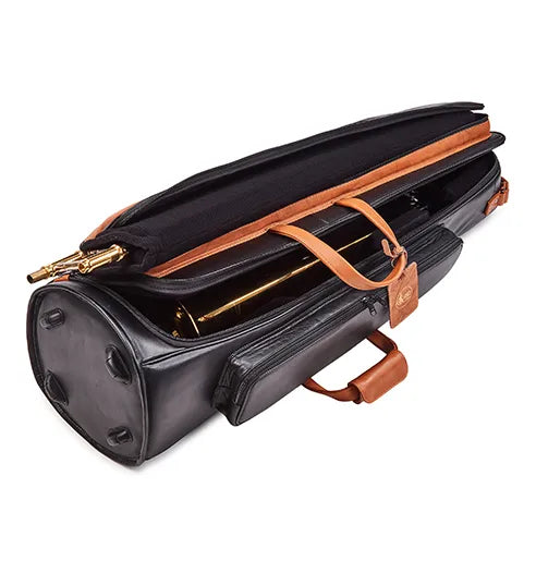 Gard Bags Elite Tenor Trombone Leather Gig Bag (21-ELK) (up to 8 1/2