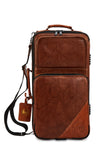 Preorder: Gard Bags - Elite Compact Triple Trumpet Gig Bag, Antique Dark Natural Leather (5-ECLN-LT)