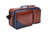 Preorder: Gard Bags - Elite Compact Triple Trumpet Compact Gig Bag,Tan Leather with Navy Blue Leather Trim(5-ECLV-NB)