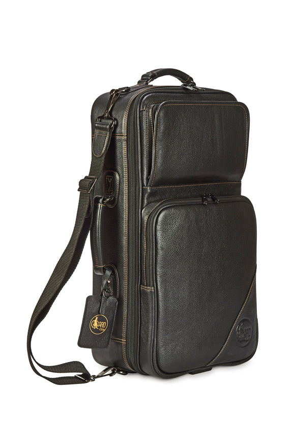 Gard Bags - Elite Compact Triple Trumpet Compact Gig Bag, Floating Black Leather (5-ECULK)