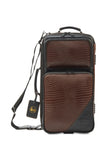 Gard Bags - Elite Compact Triple Trumpet Gig Bag, Brown Crocodile Print Leather (5-ECLN-K-Croc)