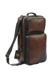 Gard Bags - Elite Compact Triple Trumpet Gig Bag, Brown Crocodile Print Leather (5-ECLN-K-Croc)