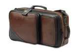 Gard Bags - Elite Compact Triple Trumpet Gig Bag, Brown Crocodile Print Leather (5-ECLN-K-Croc)