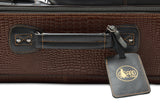 Gard Bags - Elite Compact Triple Trumpet Gig Bag, Brown Crocodile Print Leather (5-ECLN-K-Croc)