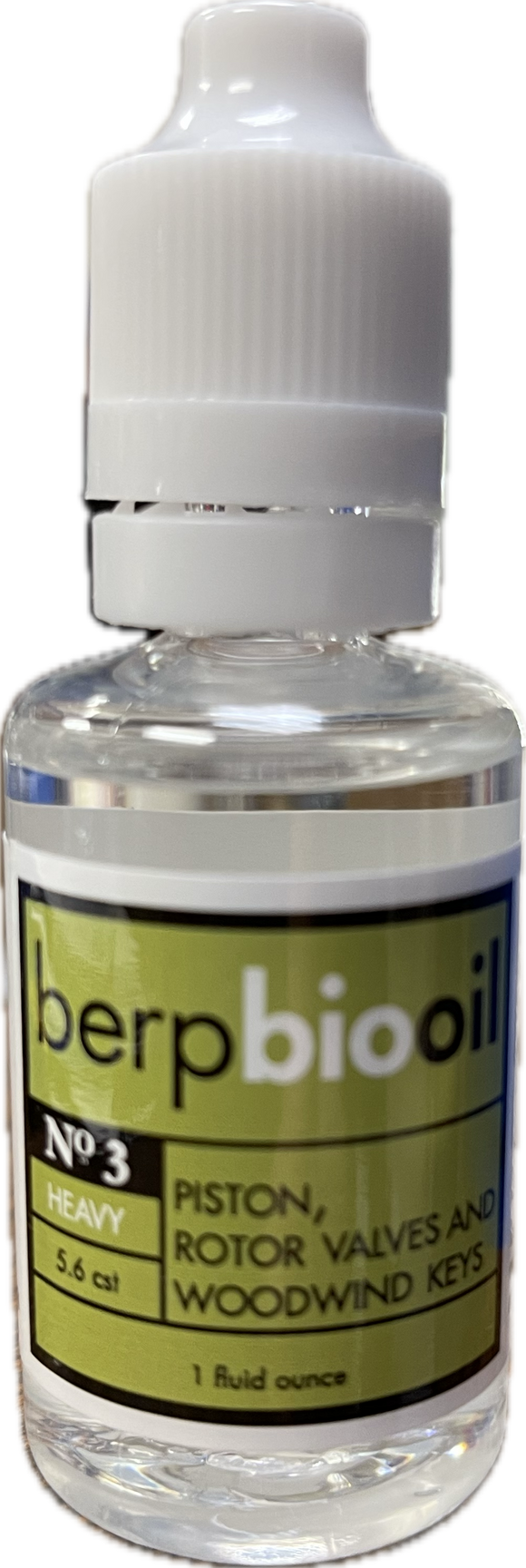 BERP BioOil #3 (Heavy) Valve Oil 1 oz. Bob Reeves Brass BERP BioOil #3 (Heavy) Valve Oil 1 oz. Bob Reeves Brass