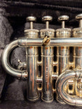 1997 Benge USA Piccolo Trumpet, Silver plate