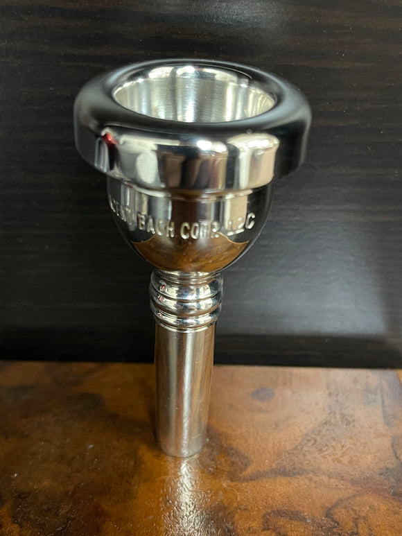 Pre-owned Vincent Bach Corp. Early Elkhart 12C Trombone Mouthpiece
