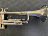 Rare 1938 Buescher "400" TrueTone Bb Trumpet, Silver Plate with Gold Wash Bell and Logo Accents