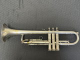Rare 1938 Buescher "400" TrueTone Bb Trumpet, Silver Plate with Gold Wash Bell and Logo Accents