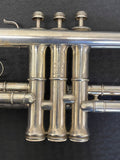 Rare 1938 Buescher "400" TrueTone Bb Trumpet, Silver Plate with Gold Wash Bell and Logo Accents