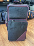 Gard Bags - Elite Compact Triple Trumpet Compact Gig Bag, Black Croco Leather with Purple Trim (5-ECLK-PR)