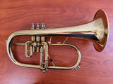 1970s Antoine Courtois Flugelhorn w/3rd Slide Trigger