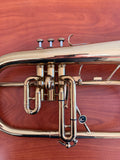 1970s Antoine Courtois Flugelhorn w/3rd Slide Trigger
