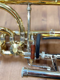 S.E. Shires STBQ38YR Contrabass Trombone – F/D/Bb/Ab European Tuning, Yellow Brass Bell