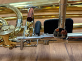 S.E. Shires STBQ38YR Contrabass Trombone – F/D/Bb/Ab European Tuning, Yellow Brass Bell