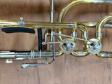 S.E. Shires STBQ38YR Contrabass Trombone – F/D/Bb/Ab European Tuning, Yellow Brass Bell