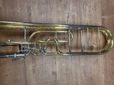 S.E. Shires STBQ38YR Contrabass Trombone – F/D/Bb/Ab European Tuning, Yellow Brass Bell