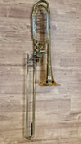 S.E. Shires STBQ39GR Contrabass Trombone – F/C/Db/A American Tuning, Gold Brass Bell