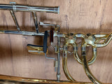 S.E. Shires STBQ39GR Contrabass Trombone – F/C/Db/A American Tuning, Gold Brass Bell