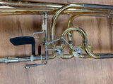 S.E. Shires STBQ39GR Contrabass Trombone – F/C/Db/A American Tuning, Gold Brass Bell