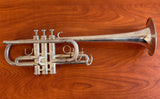 Getzen Eterna D Trumpet, Silver - Boyde Hood Collection