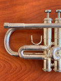 Getzen Eterna D Trumpet, Silver - Boyde Hood Collection