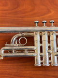 Getzen Eterna D Trumpet, Silver - Boyde Hood Collection
