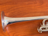 Getzen Eterna D Trumpet, Silver - Boyde Hood Collection