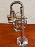 Getzen Eterna D Trumpet, Silver - Boyde Hood Collection