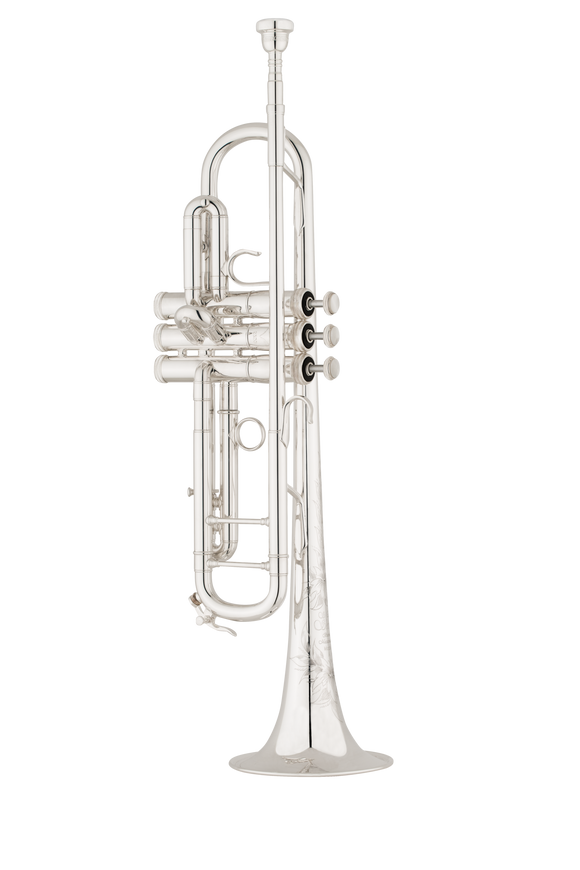 S.E. Shires Custom AZ Trumpet, Silver Plate