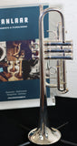 Preowned Van Laar C4 Trumpet, Silver w/extra tuning slide