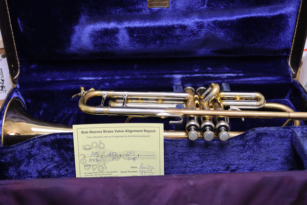 Pre-Owned Early Elkhart Bach Stradivarius 37 Trumpet (1966-68), Reeves –  Bob Reeves Brass