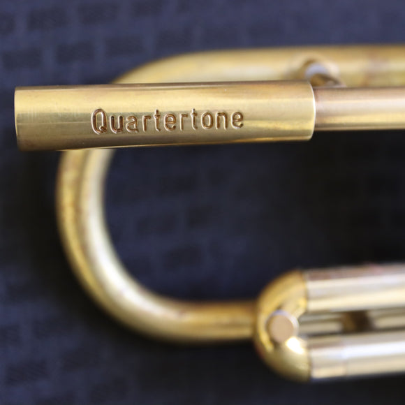 Pre-Owned Van Laar Quartertone Trumpet, Brushed Raw Brass