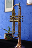 C. Davis ML 37/25 Bb trumpet, copper bell, rose brass leadpipe