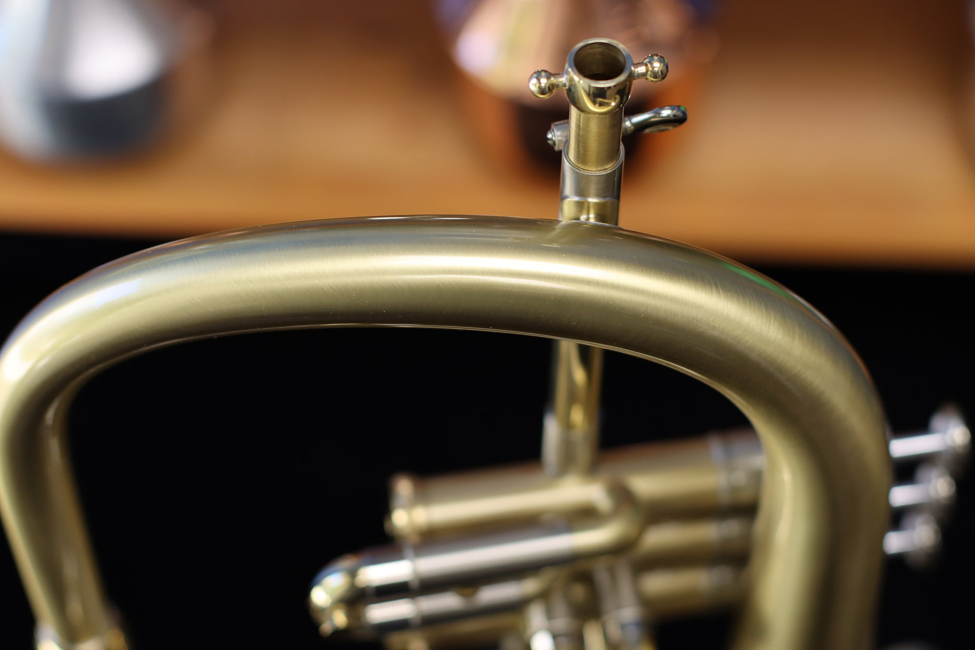 Van Laar B1 Bb Flugelhorn, Brushed Lacquer – Bob Reeves Brass