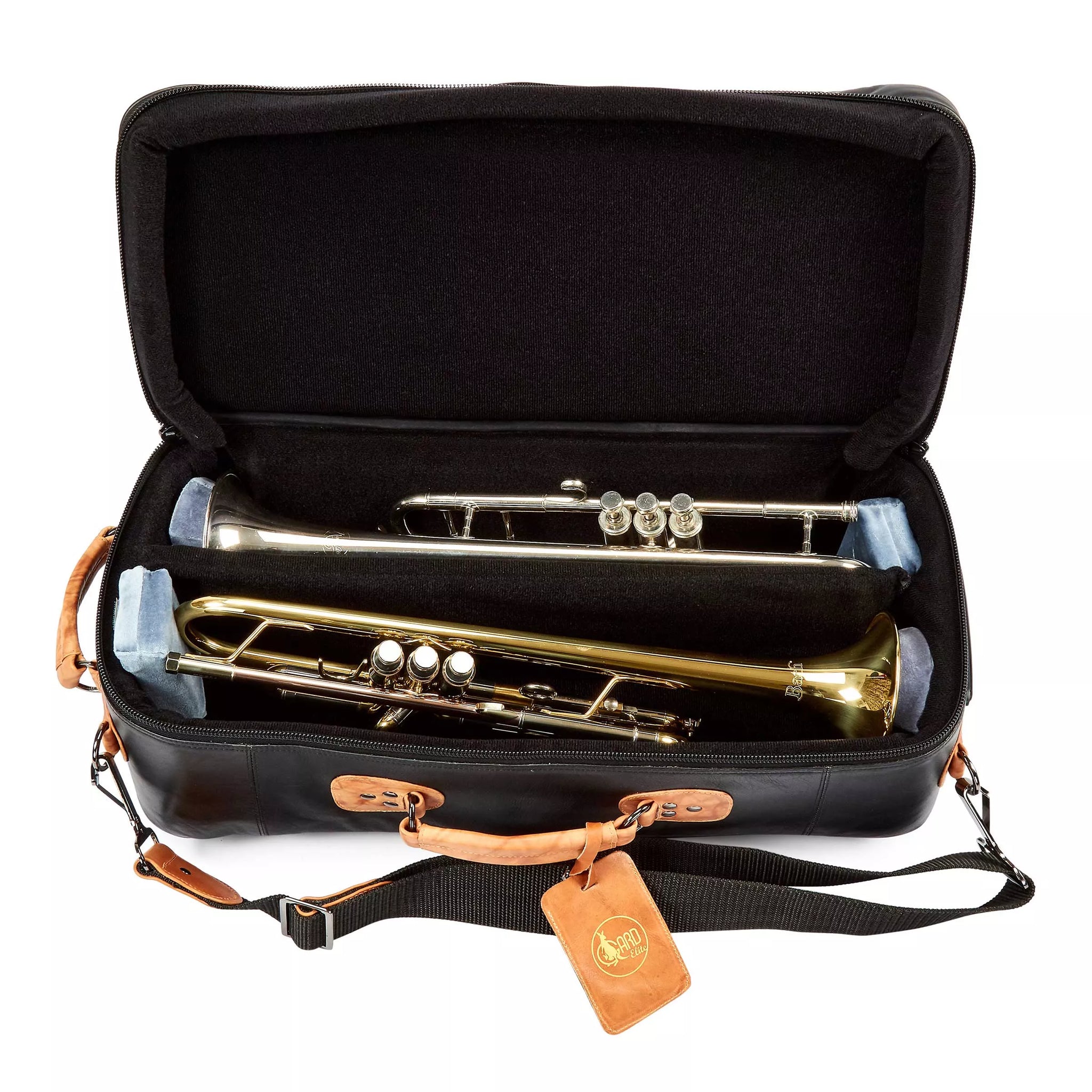 Gard Bags - Elite Compact Triple Trumpet Compact Gig Bag,Tan
