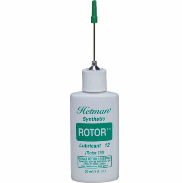 Hetman Synthetic Rotor Lubricant 12 - 1 oz Bottle (30ml)